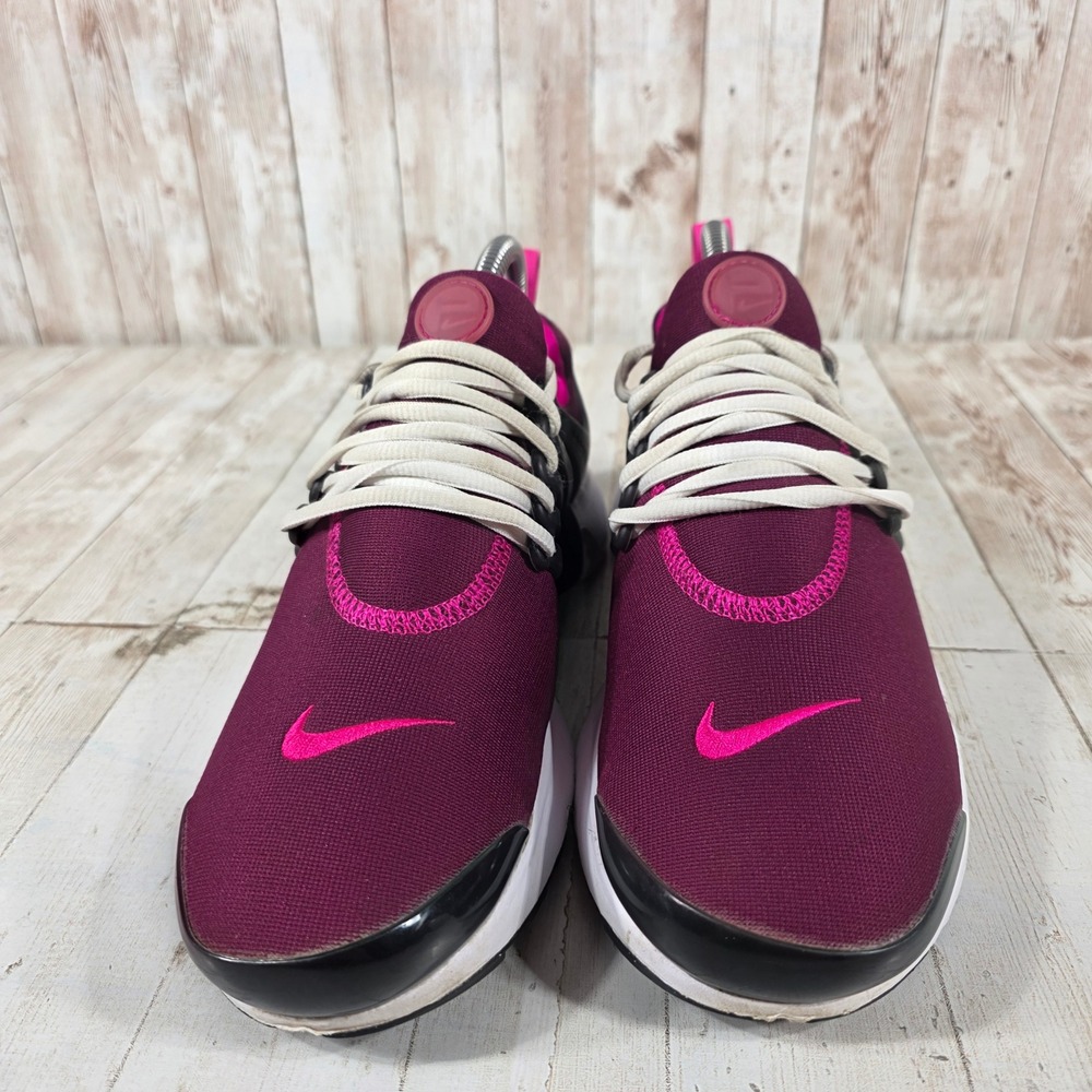 Nike Air Presto Bordeaux Pink Prime Womens Sneakers 833875-601 Size 7.5 - Picture 2 of 8